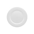 Pure Vanilla Rimmed Dinner Plate 10.75 Set Of 4
