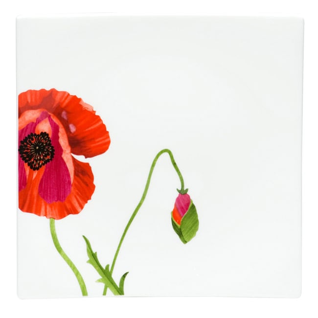 Summer Sun Square Salad Plate 8 Set Of 4
