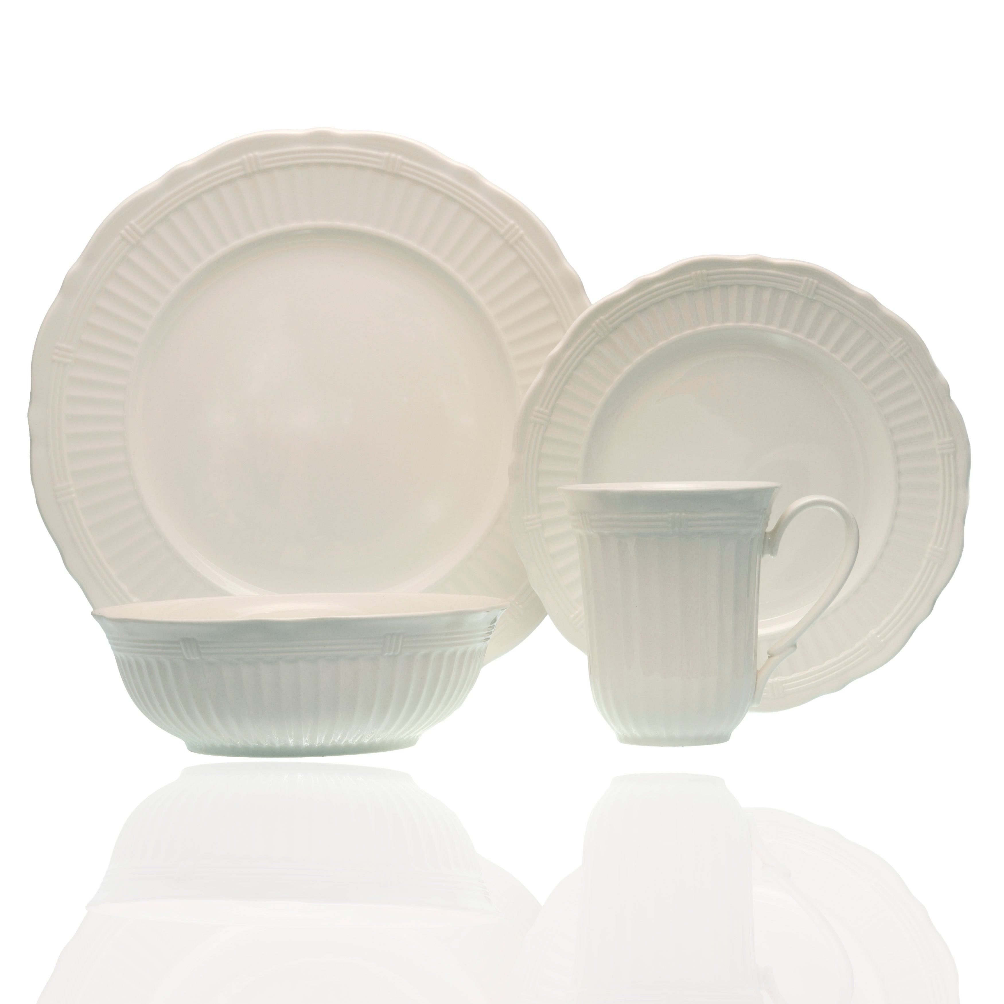 Tuscan Villa 16Pc Dinner Set W Coupe Bowl