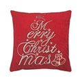 Red Velvet Christmas Throw Pillow With Merry Christmas Embroidery 20X20 With Insert Set Of 2