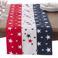 Red White Blue 4Th Of July Cotton Table Runner