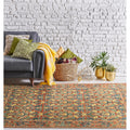 Red Transitional Spanish Style Rug 85 X 910 85 X 910