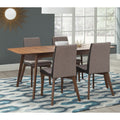 Redbridge Mid Century Modern 5 Piece Dining Set