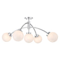 Redfield 5 Light Convertible Semi Flush Or Pendant