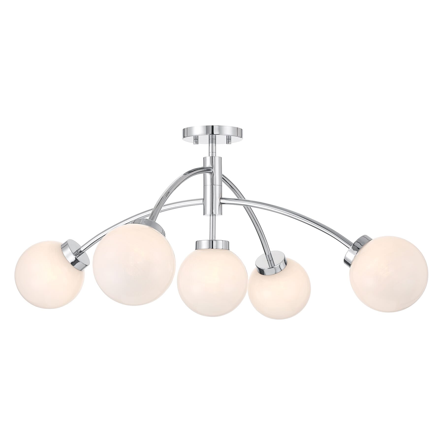 Redfield 5 Light Convertible Semi Flush Or Pendant