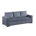 Redie Convertible Sofa With Pull Out Bed Dark Gray