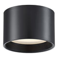 Reel 1 Light Black Led Large Flush Mount