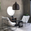 Reely Wicker Rattan Single Light Pendant 17.7 X 15.7