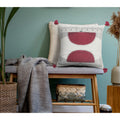 Reflective Sun Geometric Throw Pillow