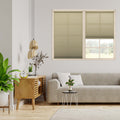 Copper Grove Yerevan 48 Inch Camel Light Filtering Pleated Shade