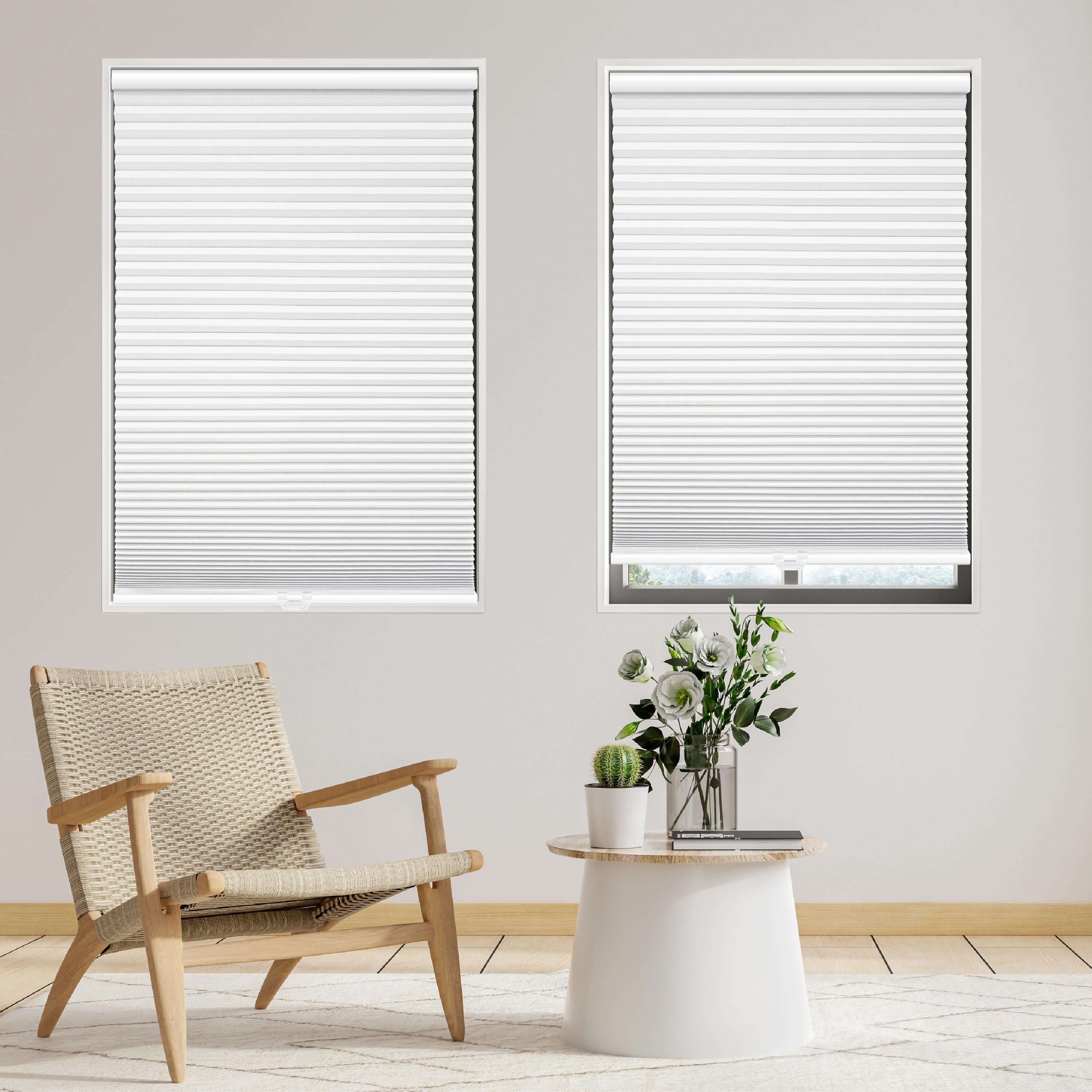 Copper Grove Yerevan 48 Inch White Cordless Blackout Cellular Shade