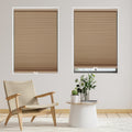 Copper Grove Yerevan 64 Inch Latte White Cordless Blackout Cellular Shade