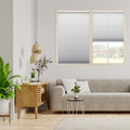 Copper Grove Yerevan 72 Inch Silver Grey Light Filtering Pleated Shade