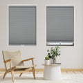 Copper Grove Yerevan Grey White 48 Inch Long Cordless Blackout Cellular Shade