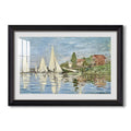 Regatta At Argenteuil 1872 Claude Monet Custom Framed Print
