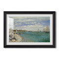 Regatta At Sainte Adresse 1867 Claude Monet Custom Framed Print