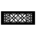 Reggio Registers 614 Anh Scroll Series 12 X 4 Floor Grille Without Mounting Holes