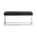 Reign Tufted Pu Metal Bench