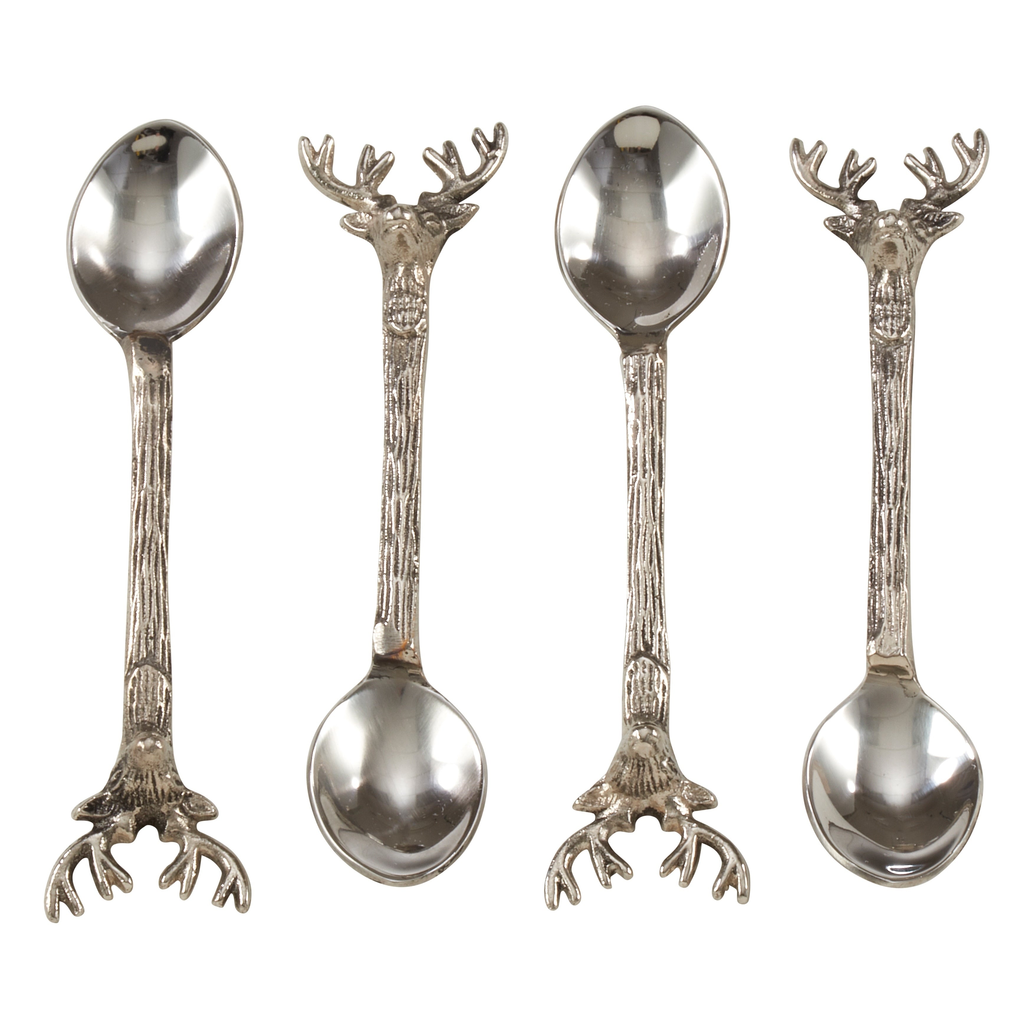 Reindeer Handle Cocktail Spoons Set Of 4