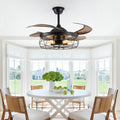 Remote Control Ceiling Fan With Adjustable Speed Without Bulbs