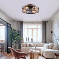 Remote Control Ceiling Fan With Reversible Motor Without Bulbs