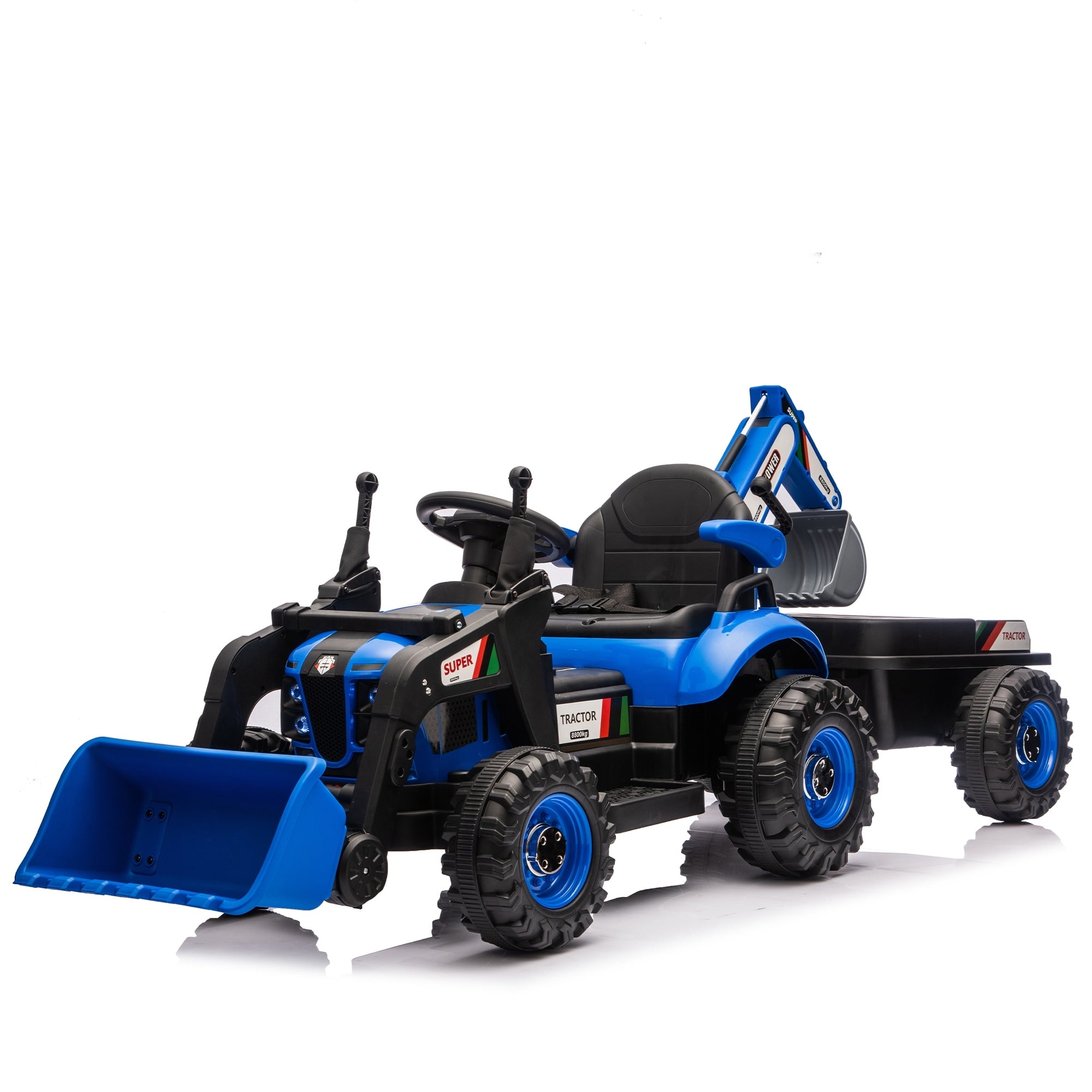 Remote Control Kids Construction Tractor Ride On Excavator Ride On Tractor