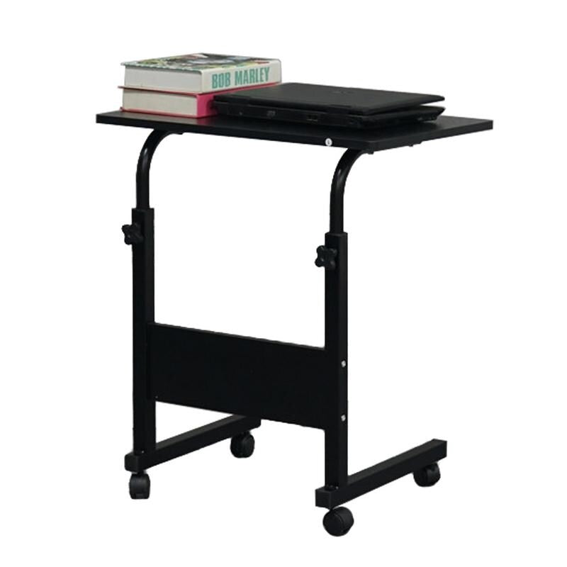 Removable P2 15Mm Chipboard Steel Side Table With Baffle Computer Desk Black