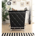 Furniture Of America Renada Contemporary Faux Leather Bar