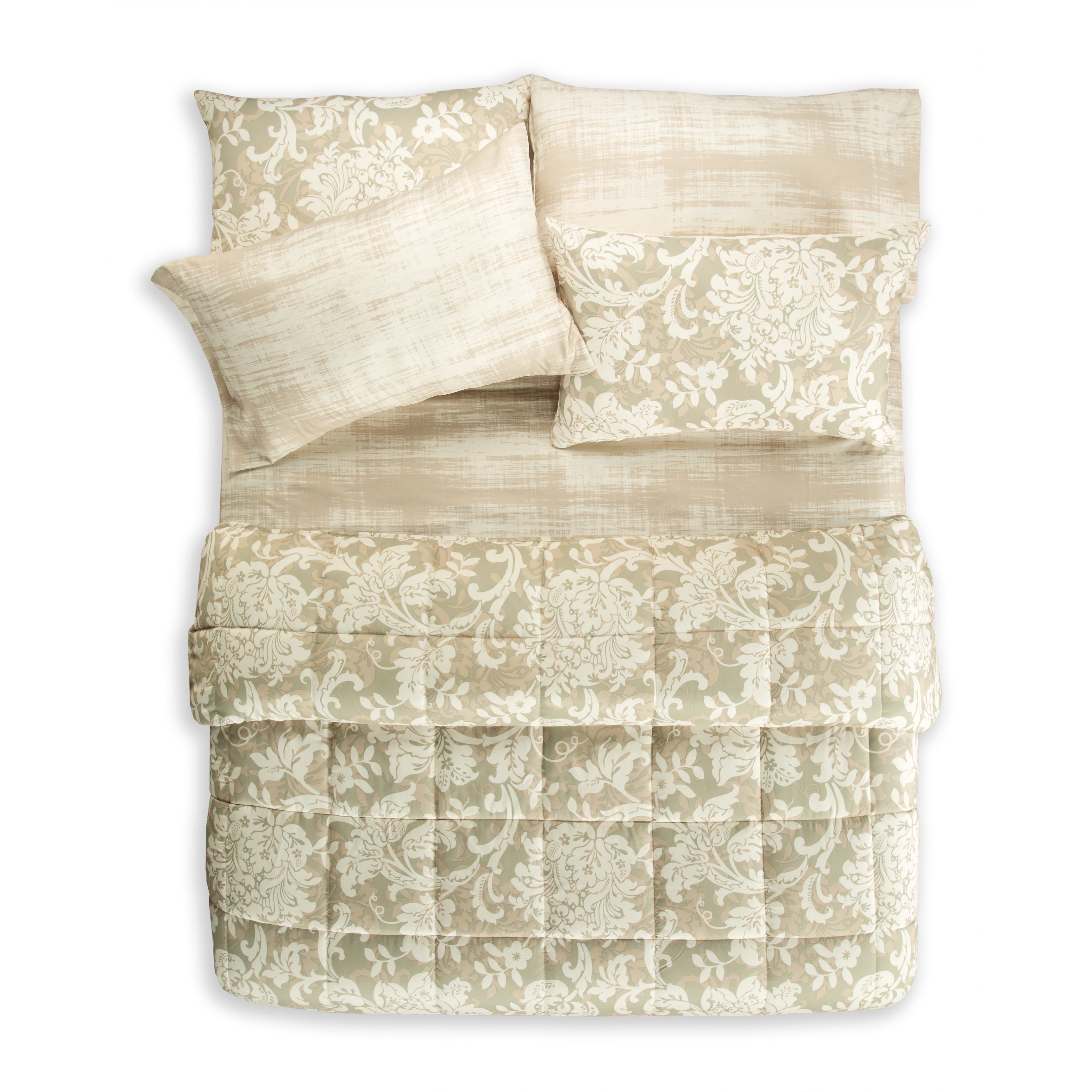 Renaissance 7 Piece Quilt Set And Coordinating Sheet Set