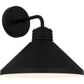 Rencher 1 Light Outdoor Wall Mount In Matte Black