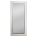 Barnwood Wood Full Length Mirror Distressed White 62X27