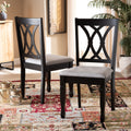Reneau Modern And Contemporary Upholstered 2 Piece Dining Chair Set