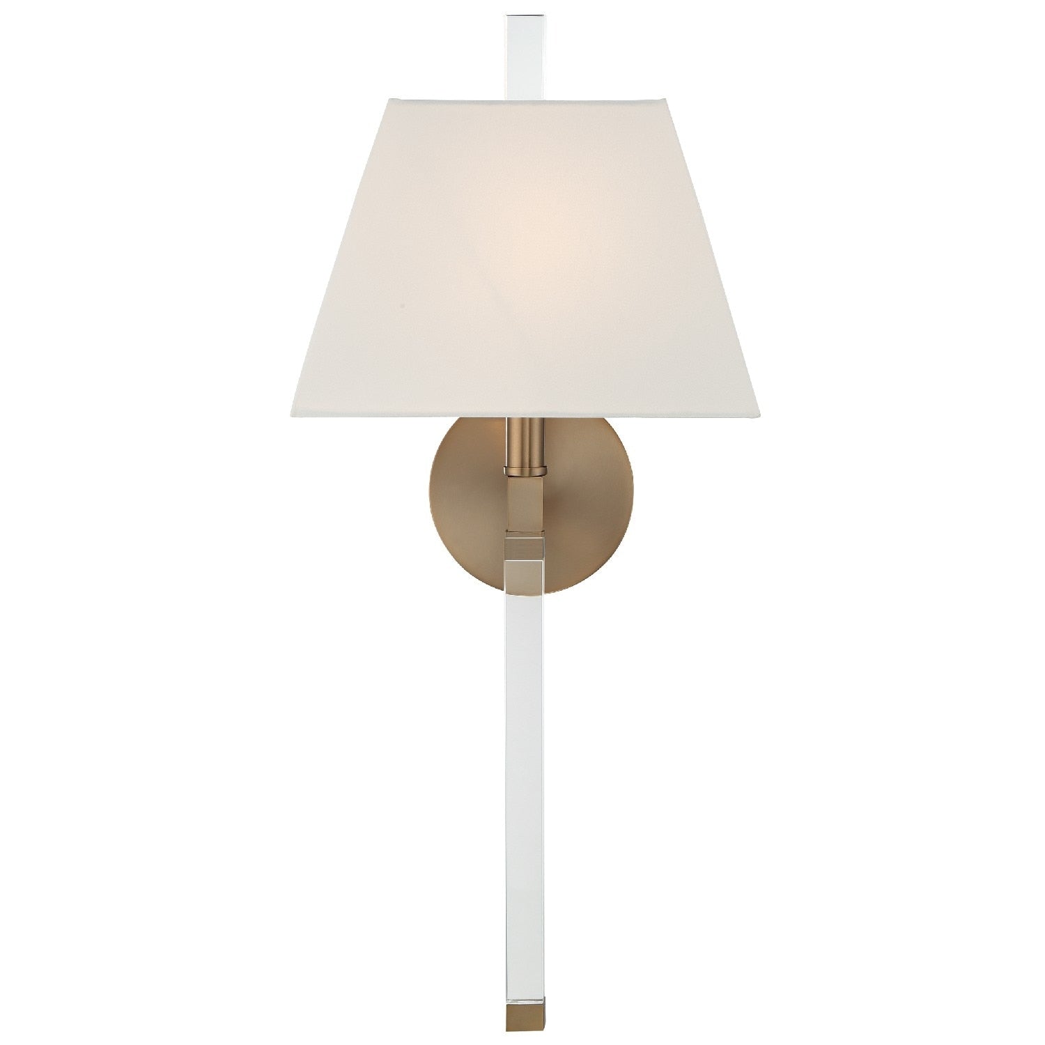 Renee 1 Light Aged Brass Wall Sconce