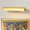 Rennnsan 2 Light Matte Black Brushed Gold Adjustable Modern Picture Light Wall Sconce For Artwork
