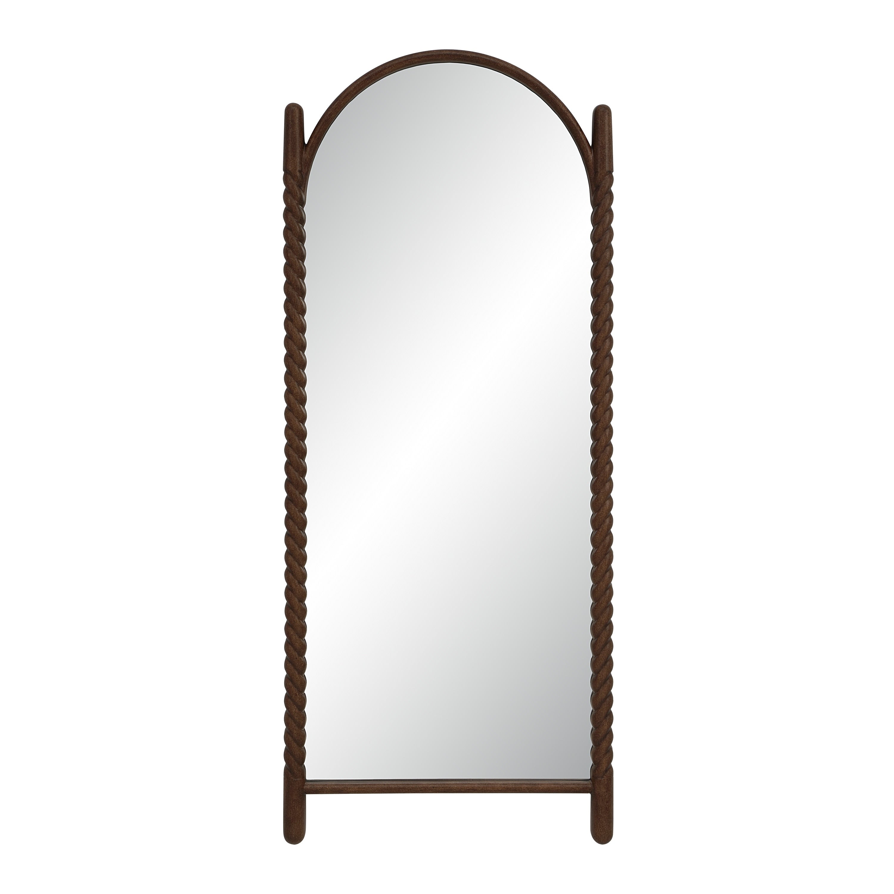 Renwil Ignatius 72 H X 30 W Wall Mirror Walnut