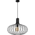 Carson Carrington Tafle Black Iron Pendant Light