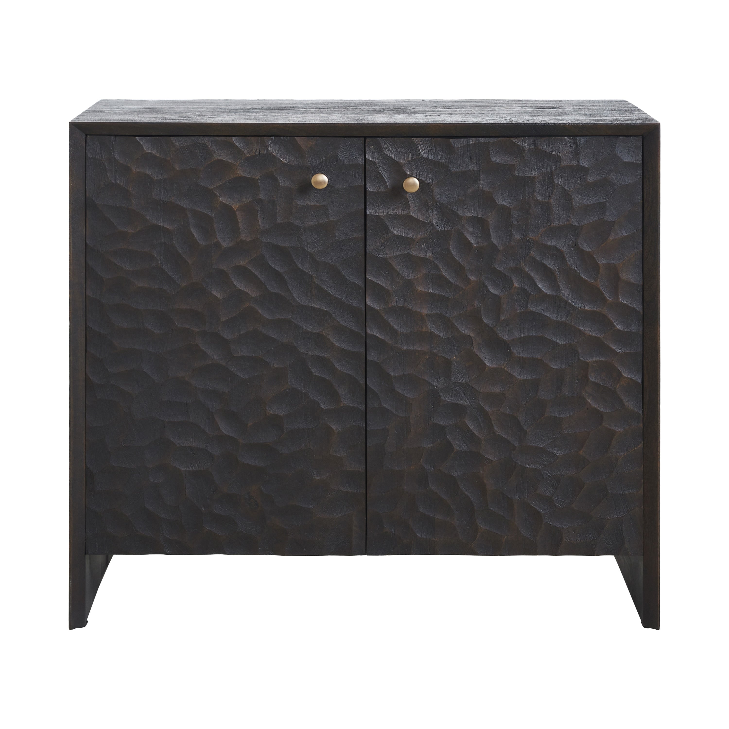 Renwil Jean Indoor Mango Wood Cabinet Dark Brown