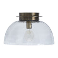 Renwil Liliane 15 1 Light Flush Mount Clear Hammered Glass