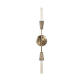 Renwil Mariana 17.25 Dark Antique Brushed Brass 2 Light Wall Sconce