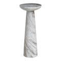 Renwil Mercura Indoor Mercury Black Marble Side Table