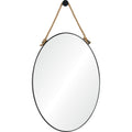 Renwil Parbuckle Framed Matte Black Mirror Clear Large