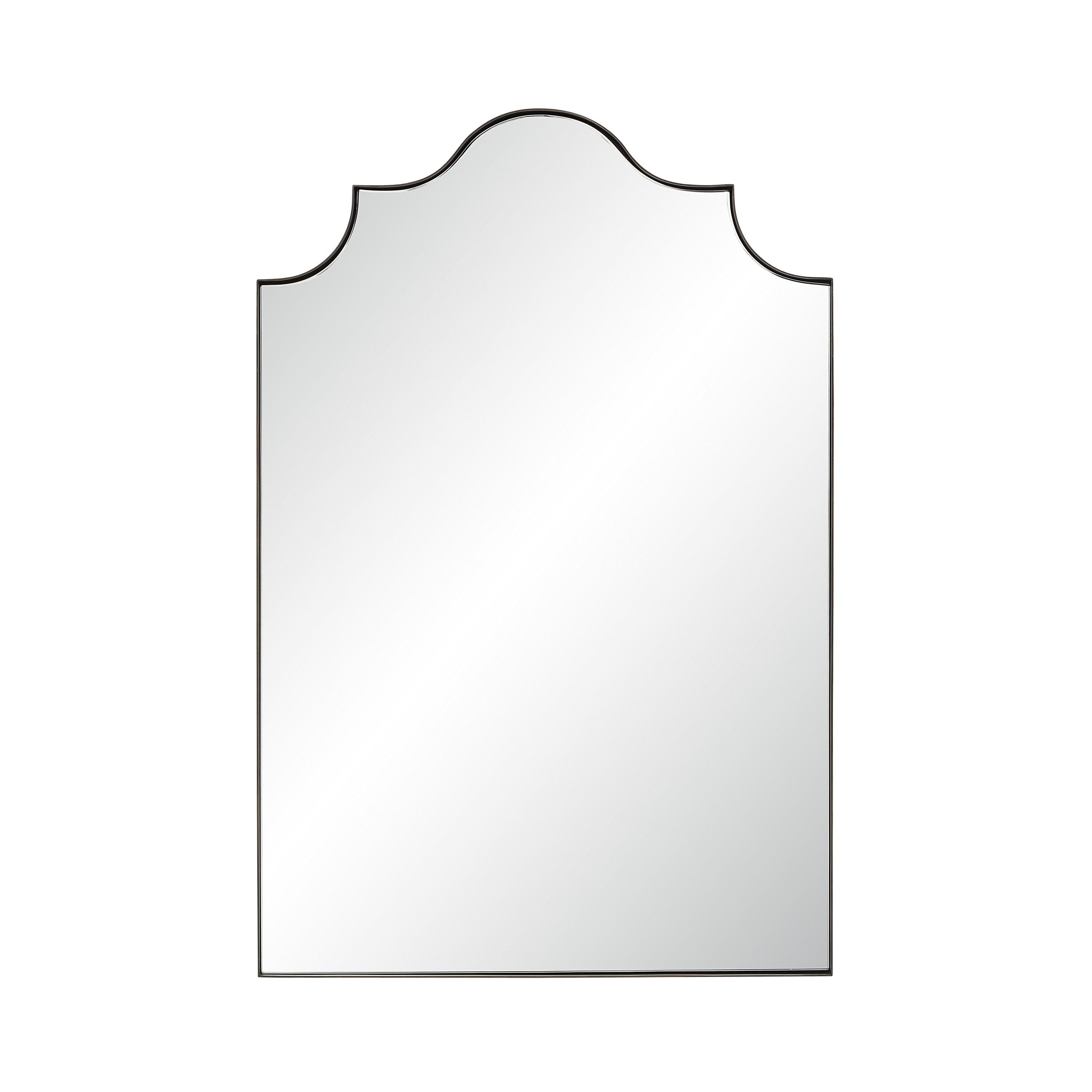 Renwil Romina 36 H X 24 W Wall Mirror Aged Brass