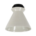 Renwil Sebastian 12.25 1 Light Flush Mount Crackel White