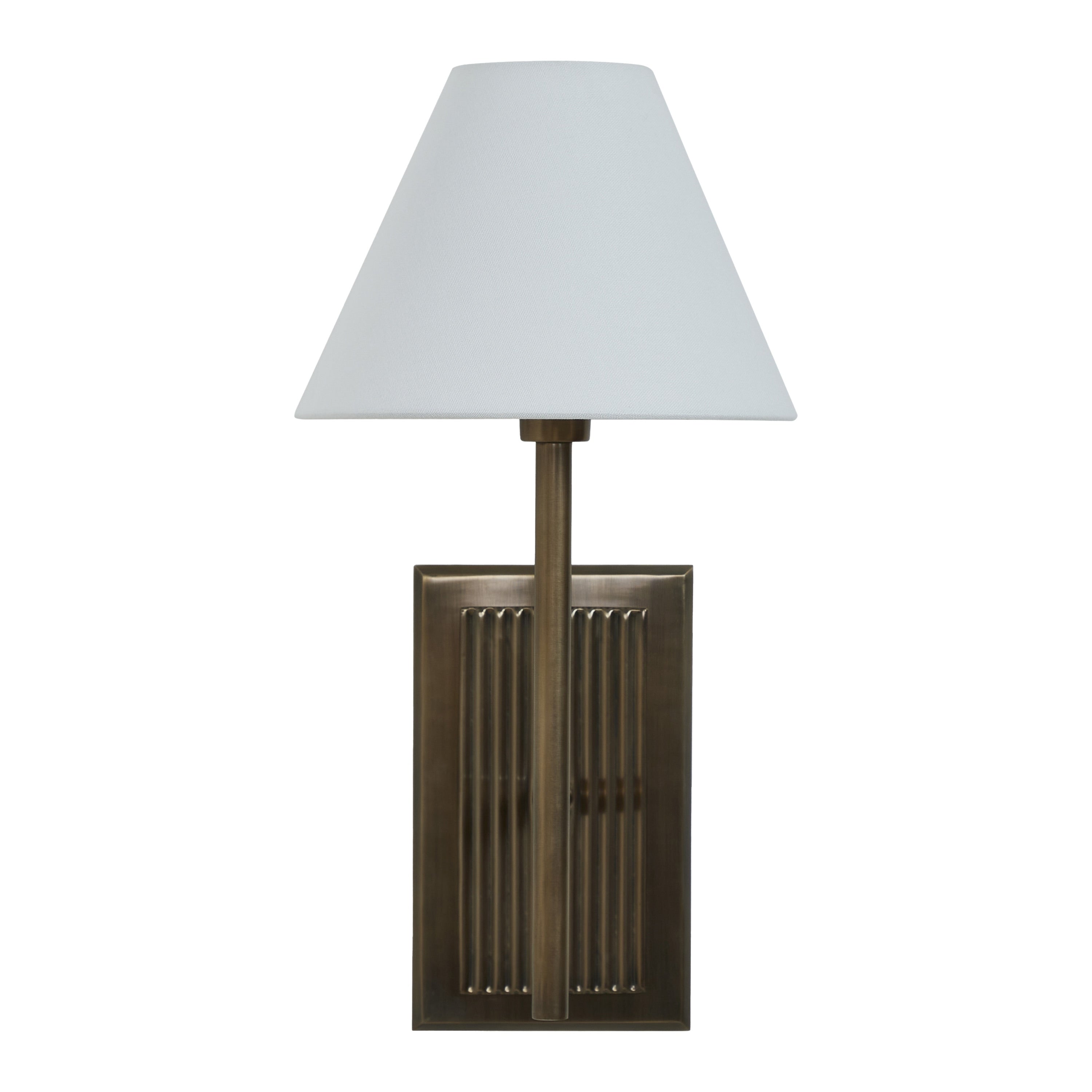 Renwil Solaria 19 Dark Antique Brushed Brass 1 Light Wall Sconce