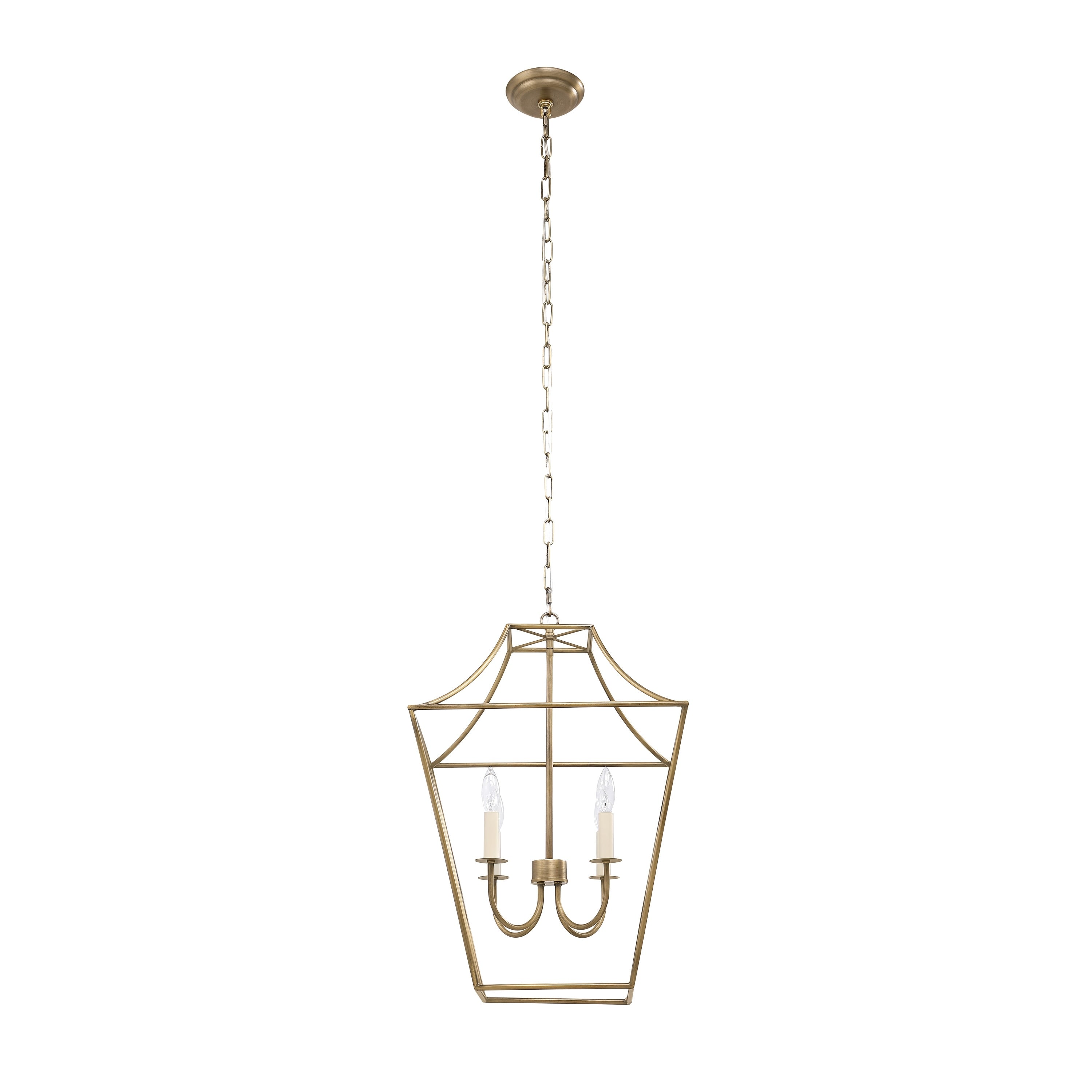 Renwil Versailles 24 Height Ceiling Fixture Dark Antique Brushed Brass