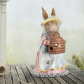 Resin Bunny W Beehive 9.5