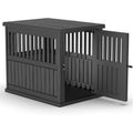 Resin Dog Crate For Large Dogs Weatherproof Ventilated Design Plastic Dog House With Lockable Door