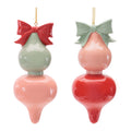 Resin Finial Ornaments Set Of 4