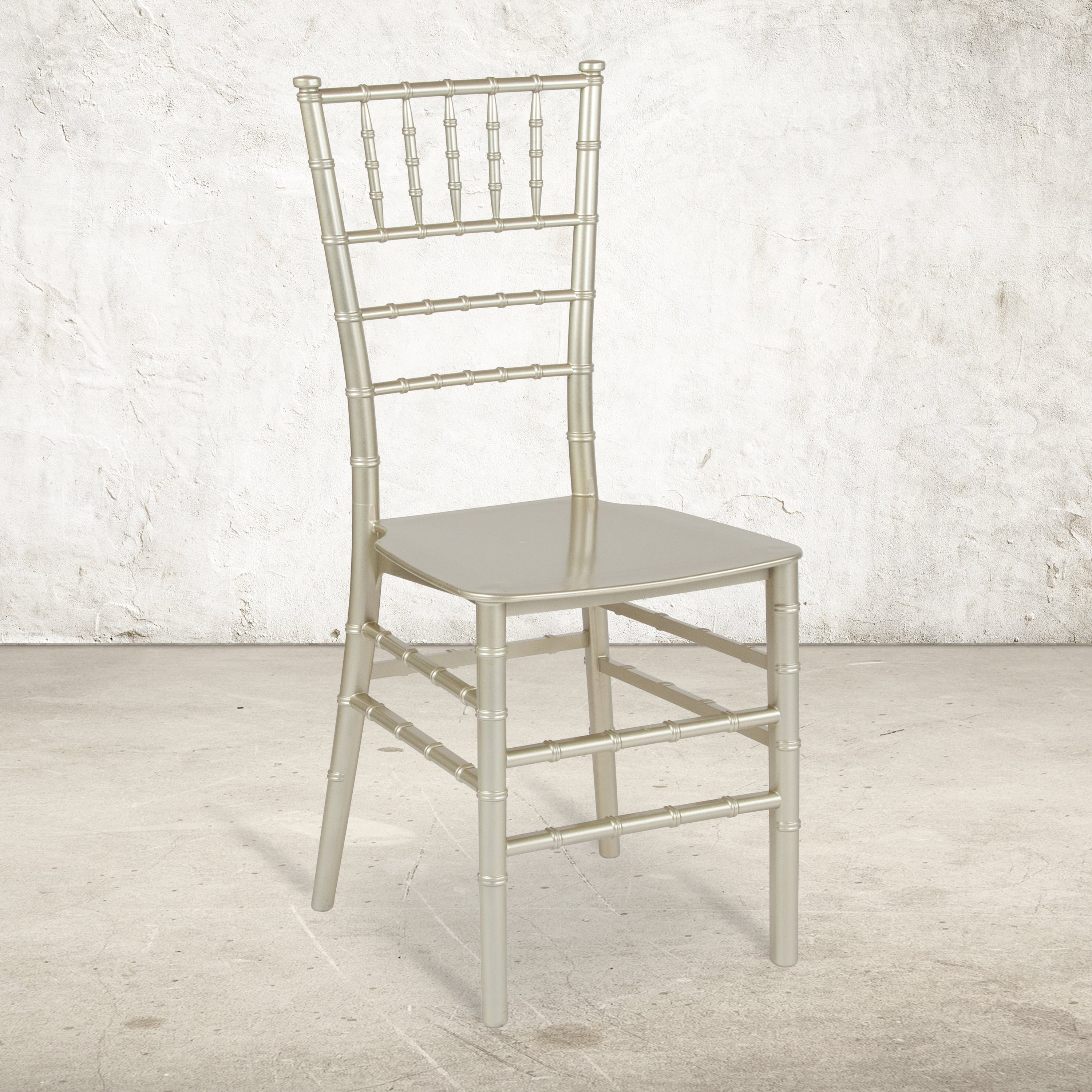 Hercules Series Gold Resin Stacking Chiavari Chair