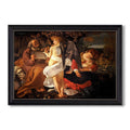 Rest On The Flight Into Egypt C 1597 Caravaggio Custom Framed Canvas